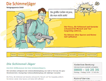 Tablet Screenshot of die-schimmeljaeger.at